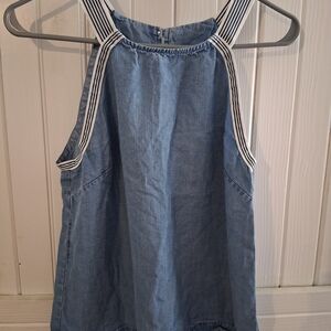 Cloth & Stone Denim Blue Women's Top